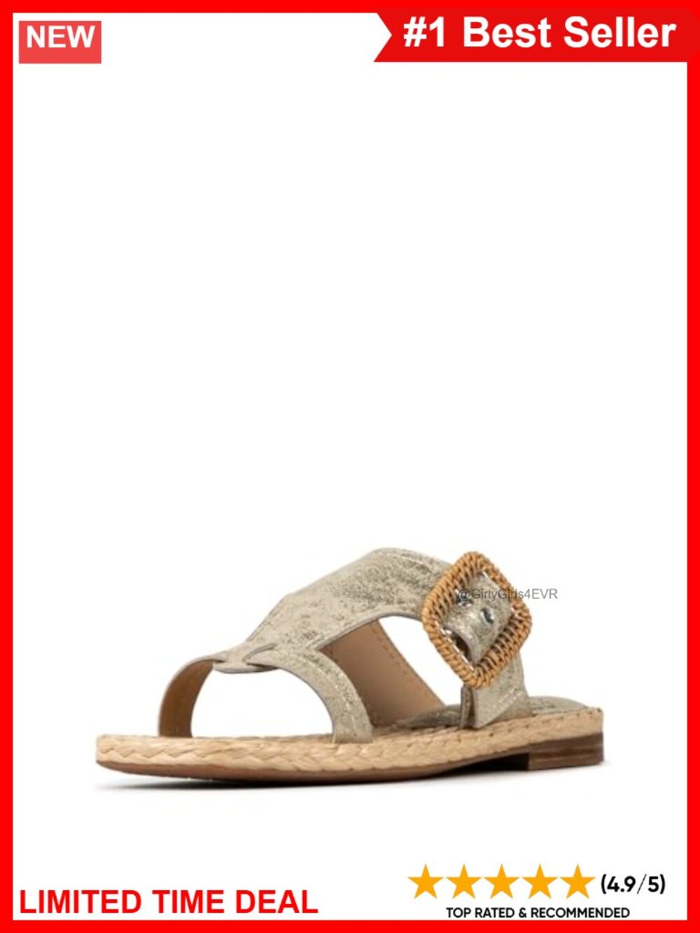 Metallic Suede Slingback Platform Wedge Sandal Slip On